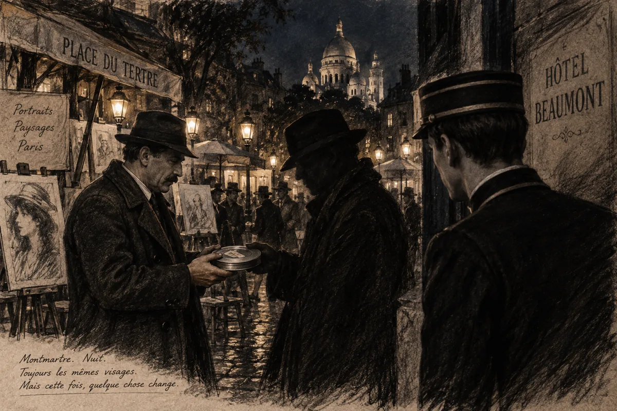 Sketches, frames and evidence pull you deeper into the film.