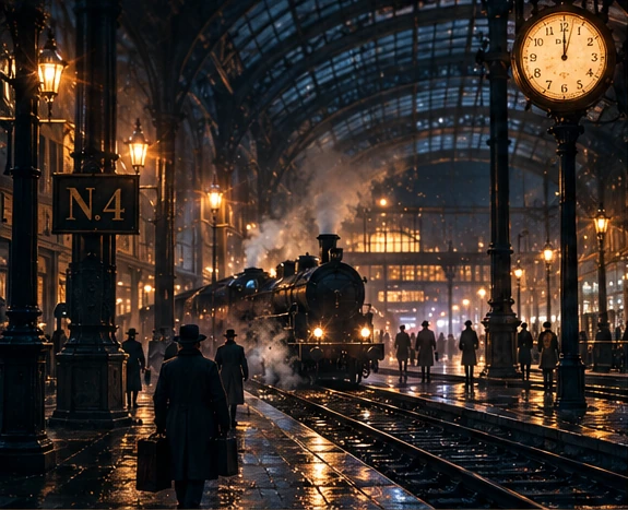 The Black Line is waiting at Old Central Station.